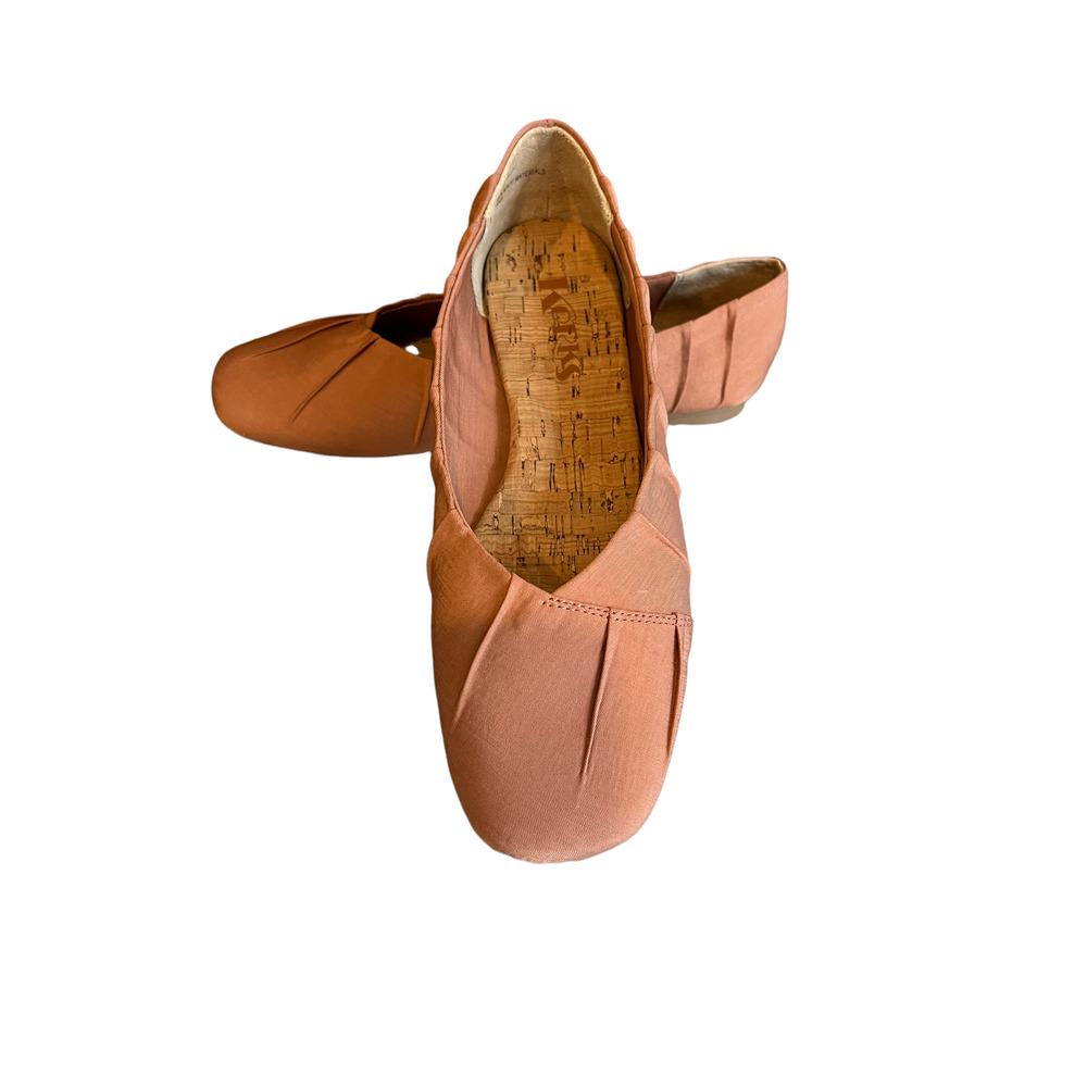Korks Kork Ease Ballet flats Neutral Square Toe Fabric - Picture 2 of 6